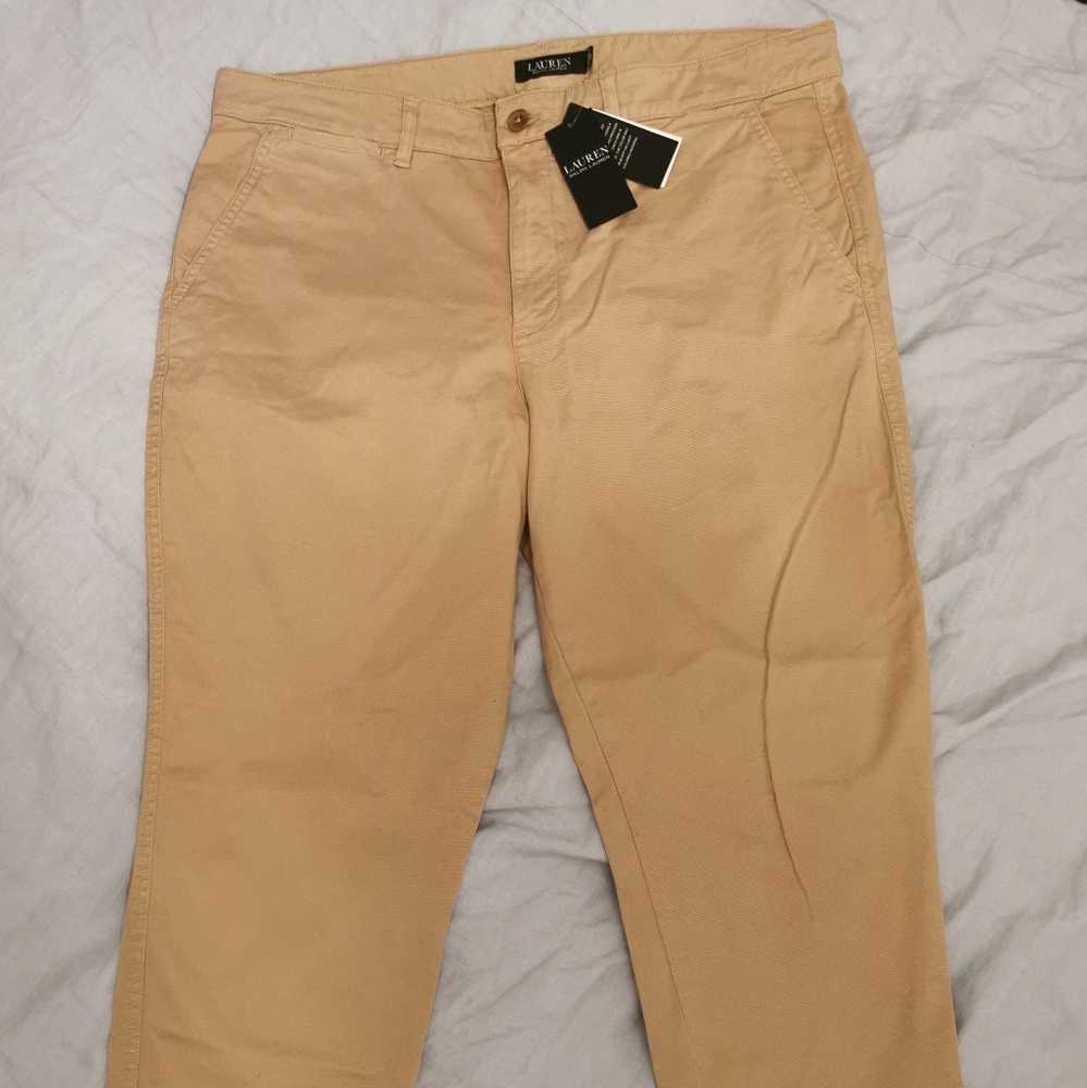 Lauren Ralph Lauren Khaki Women's Pants